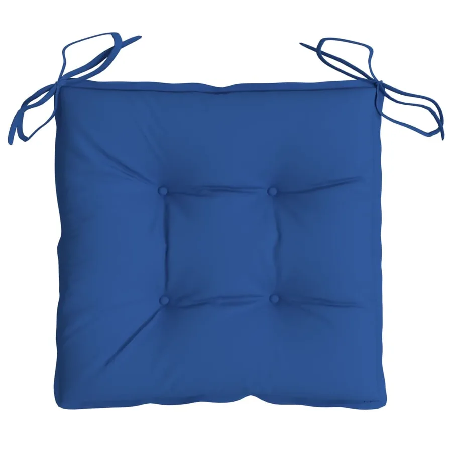 Coussins de palette lot de 4 bleu 50x50x7 cm tissu oxford - 6