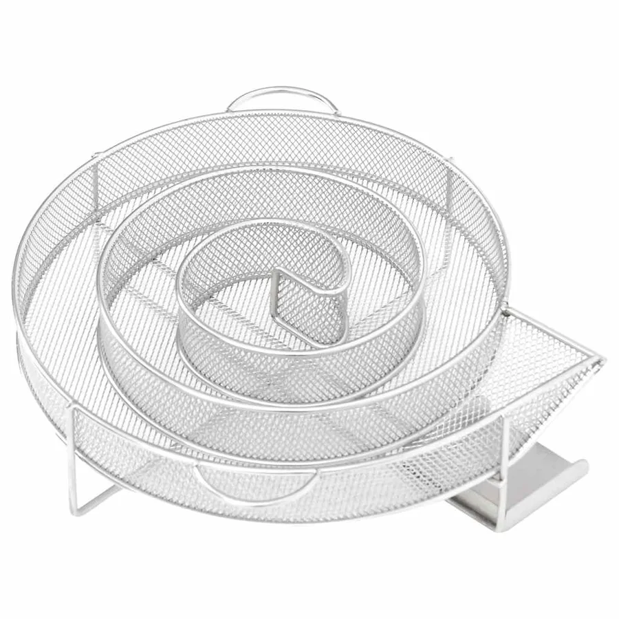 Générateur de fumée froide rond 19,5 cm acier inoxydable - 3