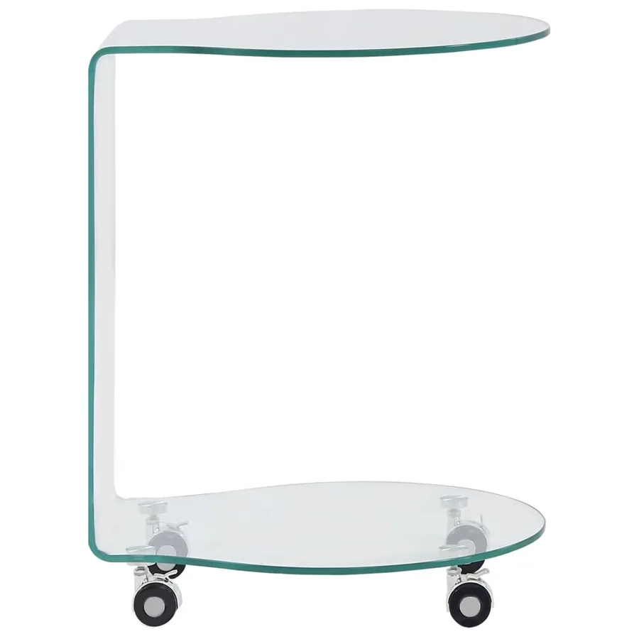 Table basse 45x40x58 cm Verre trempé - 2