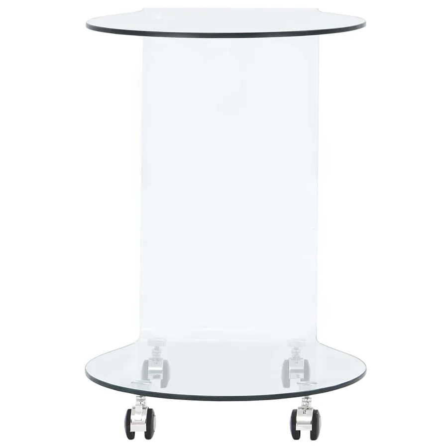 Table basse 45x40x58 cm Verre trempé - 3