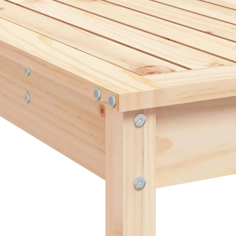 Ensemble de bar de jardin 7 pcs Bois de pin massif - 7
