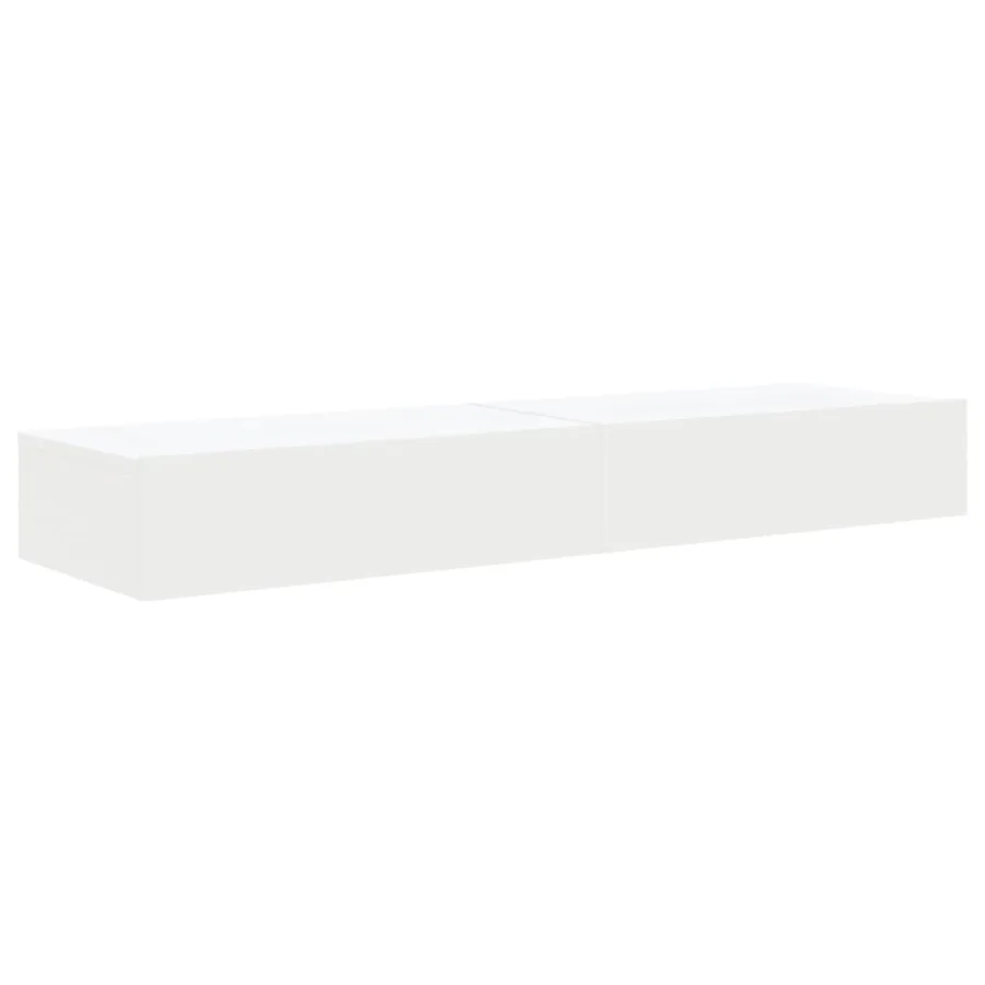Meubles TV avec éclairage LED 2 pcs blanc 60x35x15,5 cm - 3