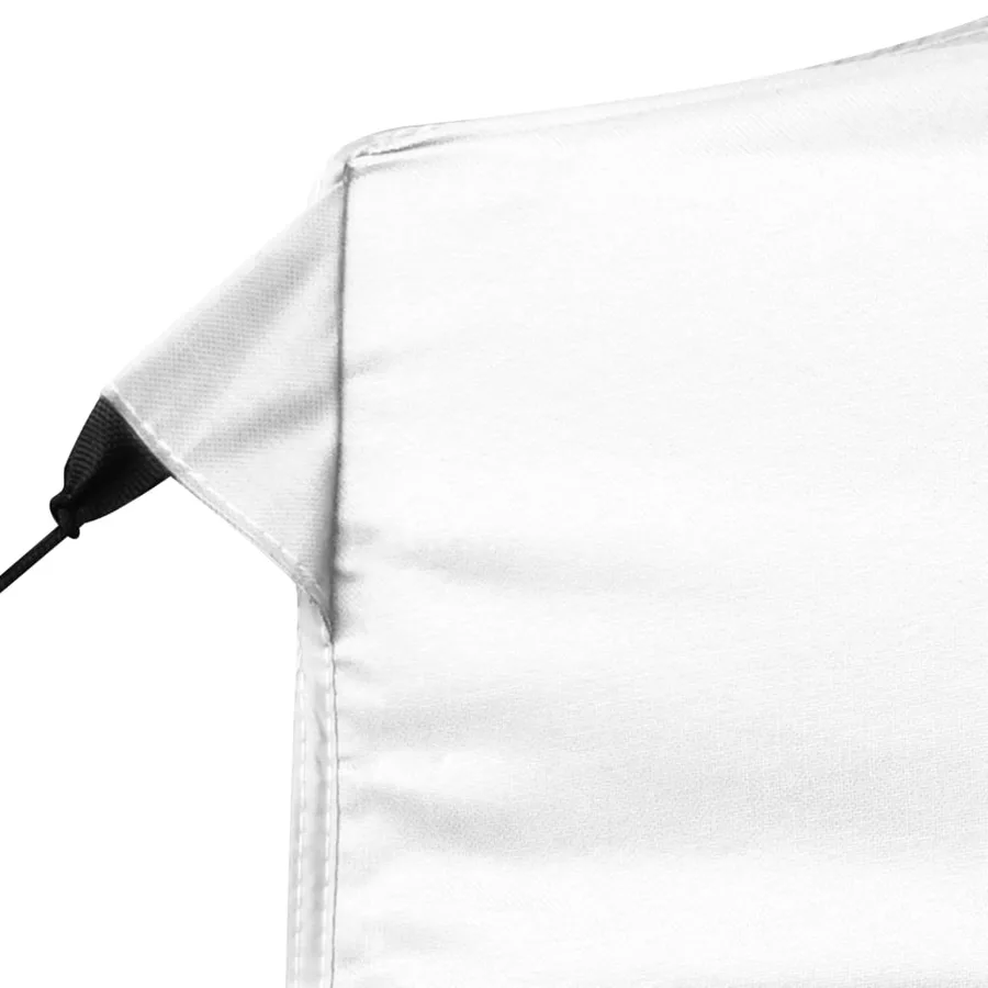 Tente de réception pliable avec parois Aluminium 6 x 3 m Blanc - 8