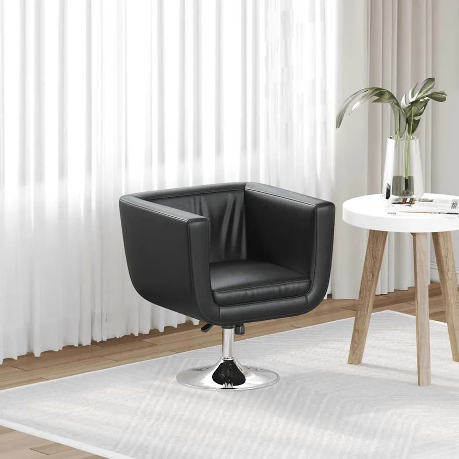 Chaise de bar Noir Similicuir