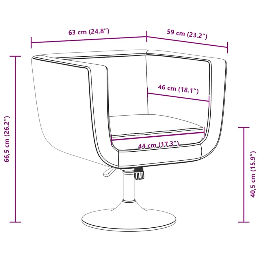 Chaise de bar Noir Similicuir - 9