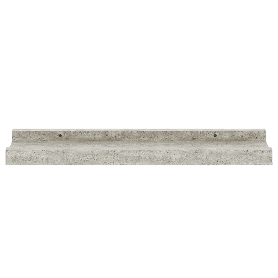 Étagères murales 2 pcs Gris béton 40x9x3 cm - 6
