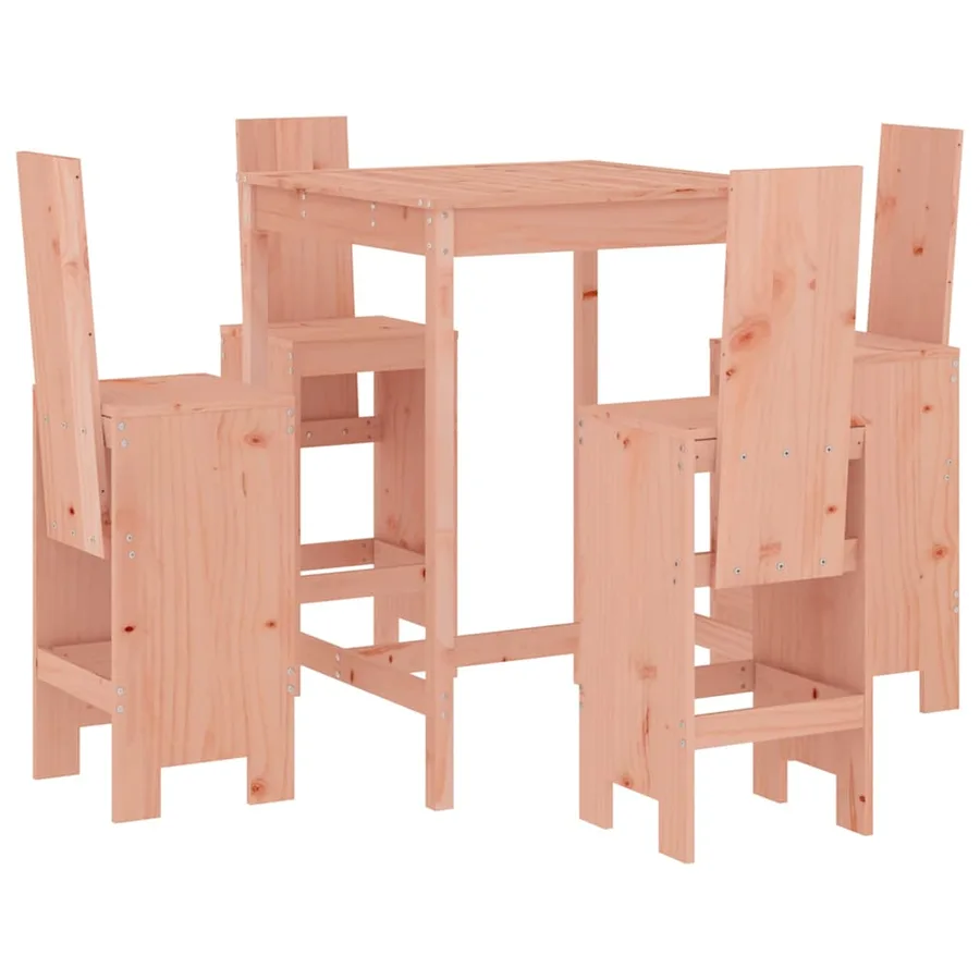 Ensemble de bar de jardin 5 pcs bois massif de Douglas - 2