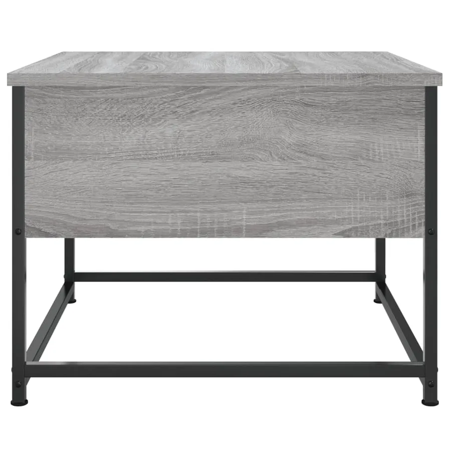Table basse sonoma gris 51x51x40 cm bois d'ingénierie - 7