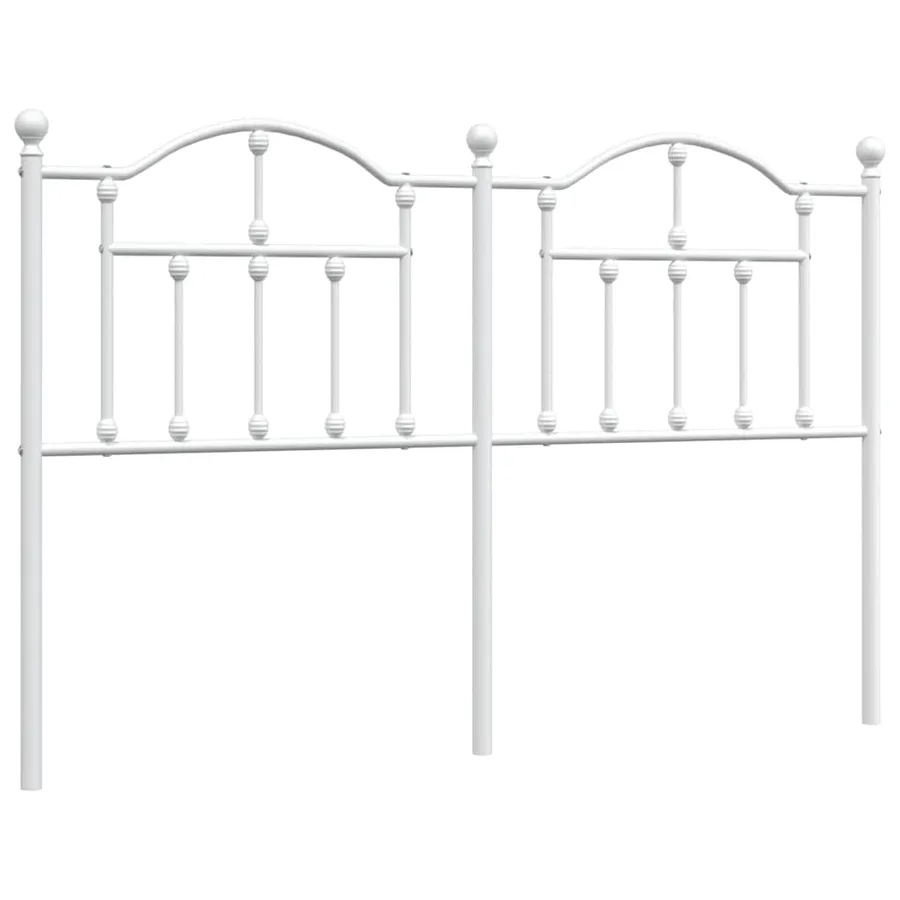 Tête de lit de remplacement métal blanc 150 cm - 2