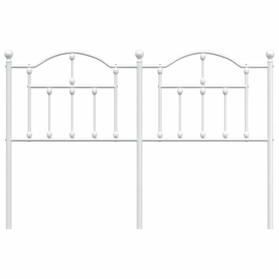 Tête de lit de remplacement métal blanc 150 cm - 4