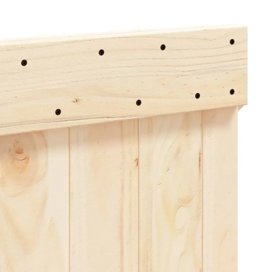 Tête de lit 140x104 cm bois massif de pin - 6