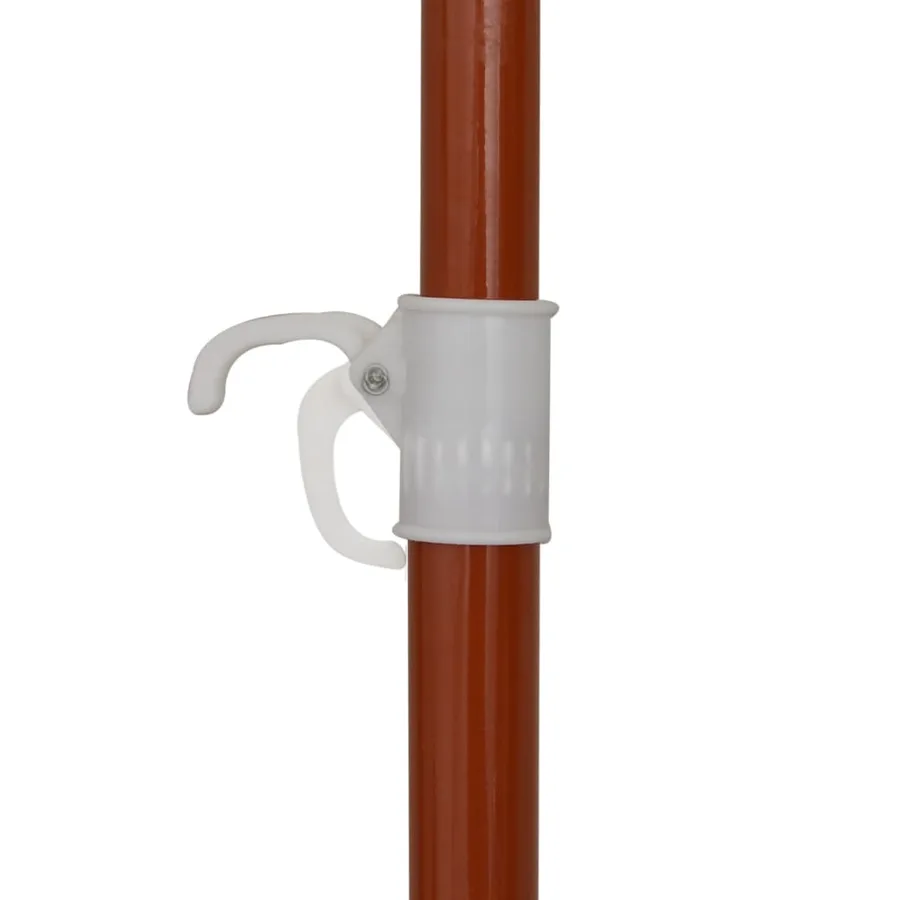 Parasol de jardin avec mât en acier 300 cm anthracite - 3