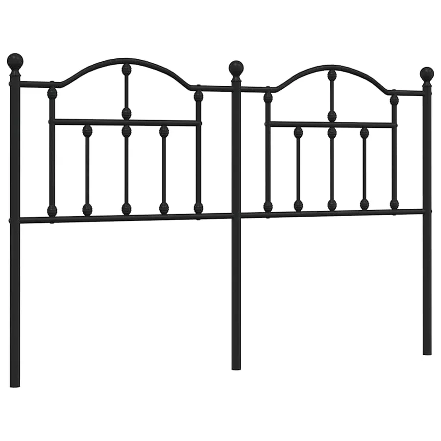 Tête de lit de remplacement métal noir 150 cm - 2