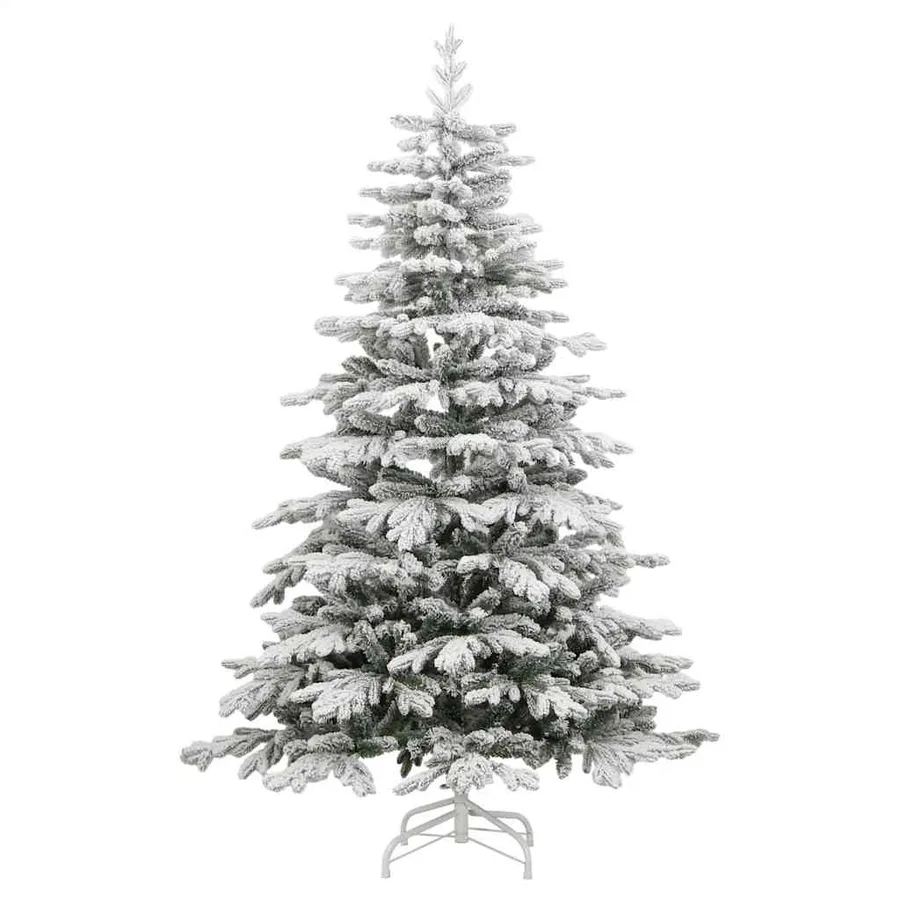 Sapin de Noël artificiel à charnières avec neige floquée 180 cm - 2