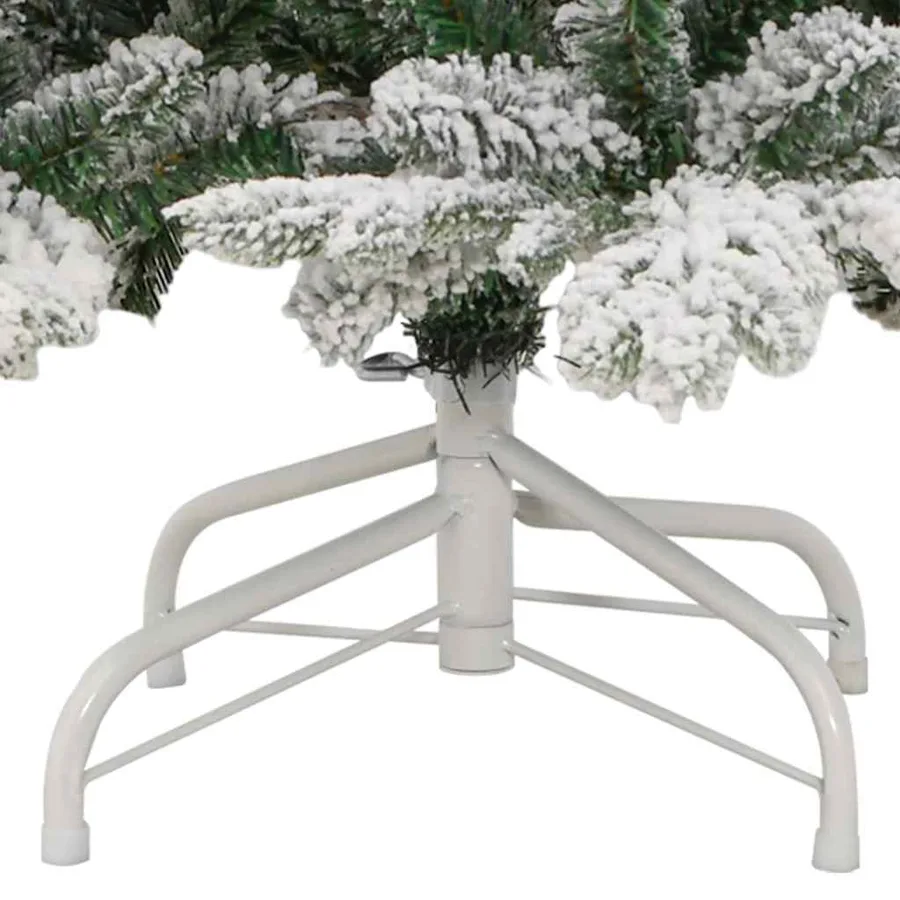 Sapin de Noël artificiel à charnières avec neige floquée 180 cm - 6