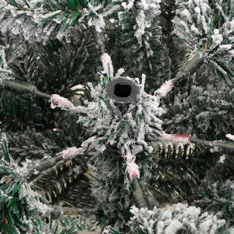 Sapin de Noël artificiel à charnières avec neige floquée 180 cm - 7