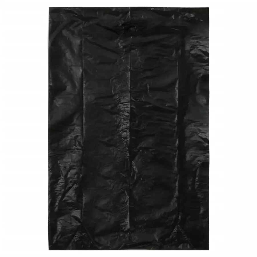 Sacs à crottes pour chiens 750 pcs noir 30x20 cm PE - 7