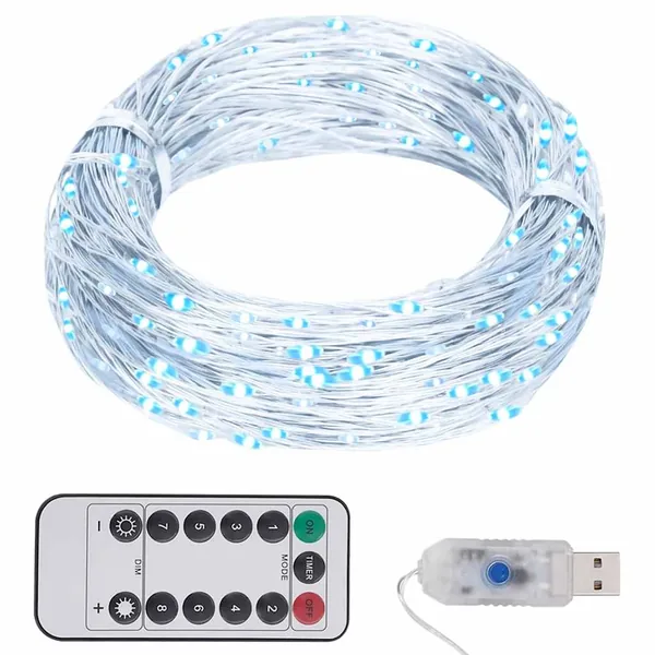 Guirlande LED avec 300 LED Blanc froid 30 m