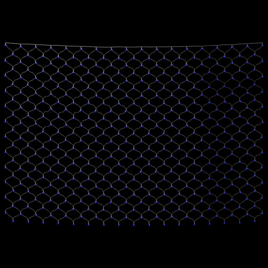 Filet lumineux bleu de Noël 4x4 m 544 LED Intérieur/extérieur - 4