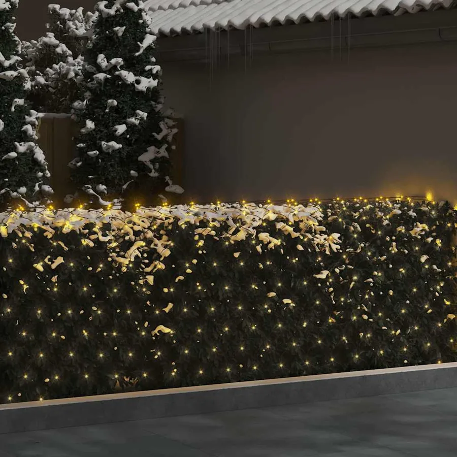 Filet lumineux blanc chaud de Noël 3x3 m 306 LED Int/ext - 3
