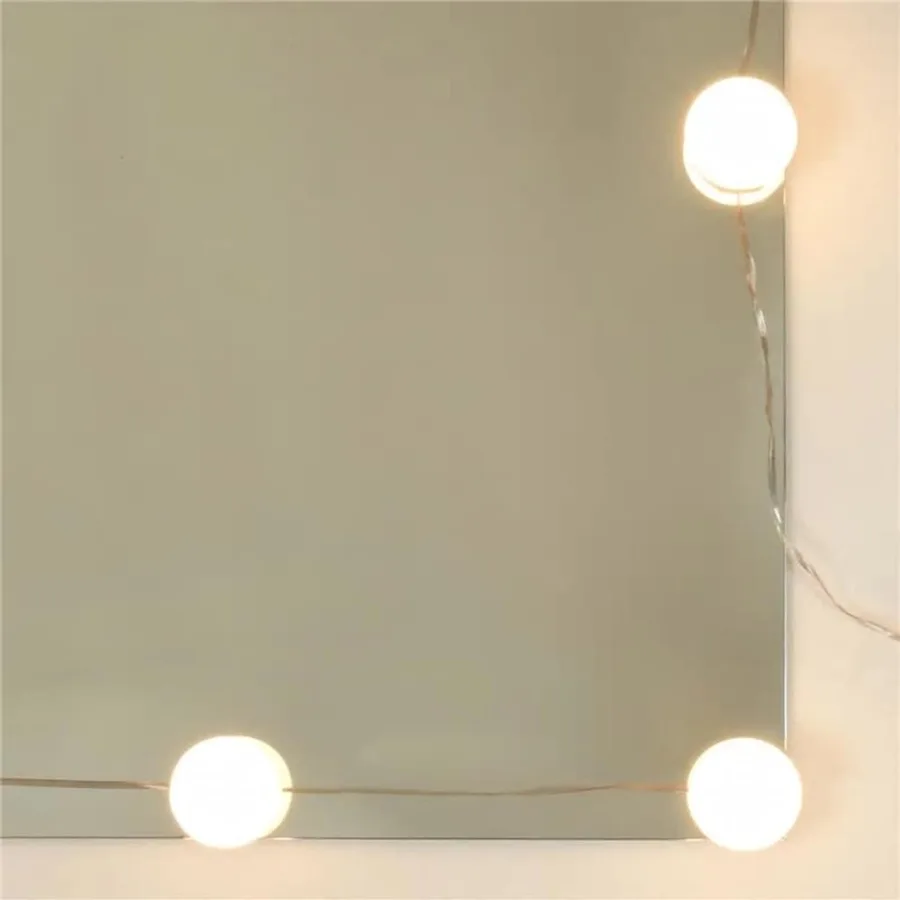 Ensemble de coiffeuse avec LED Chêne Sonoma Bois d'ingénierie - 12