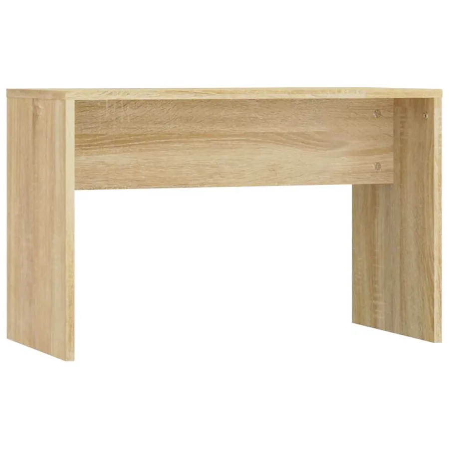 Ensemble de coiffeuse avec LED Chêne Sonoma Bois d'ingénierie - 9