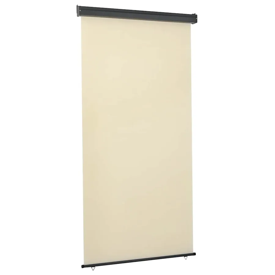 Auvent latéral de balcon 125x250 cm Crème