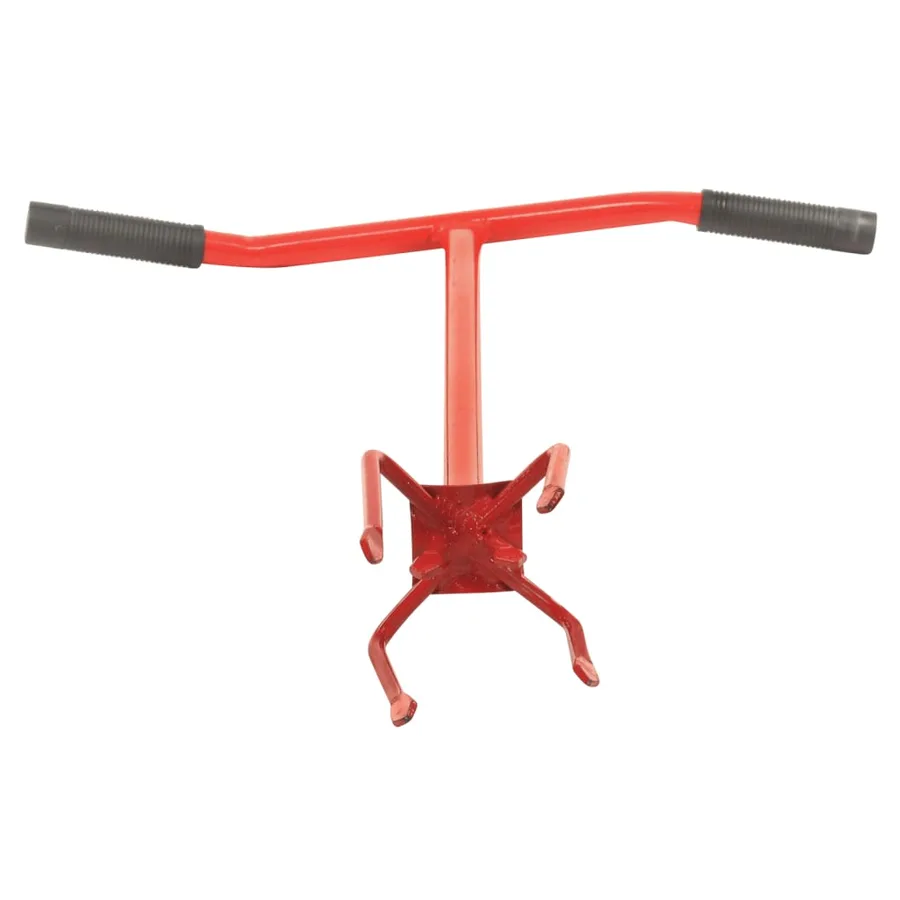 Griffe de jardin Rouge Acier - 3