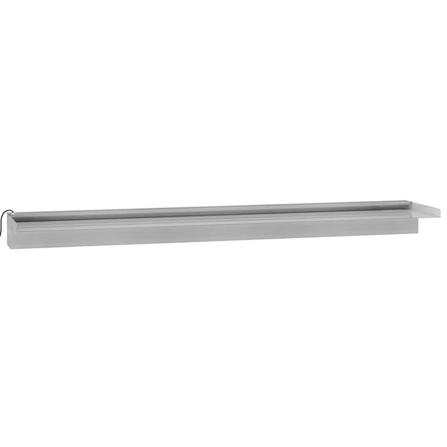 Déversoir pour cascade avec LED RVB Inox 108 cm - 6