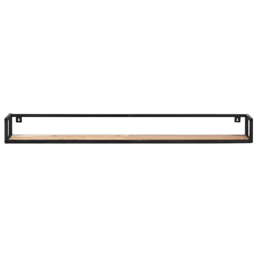 Étagères murales 2 pcs 160 cm Bois d'acacia massif - 3