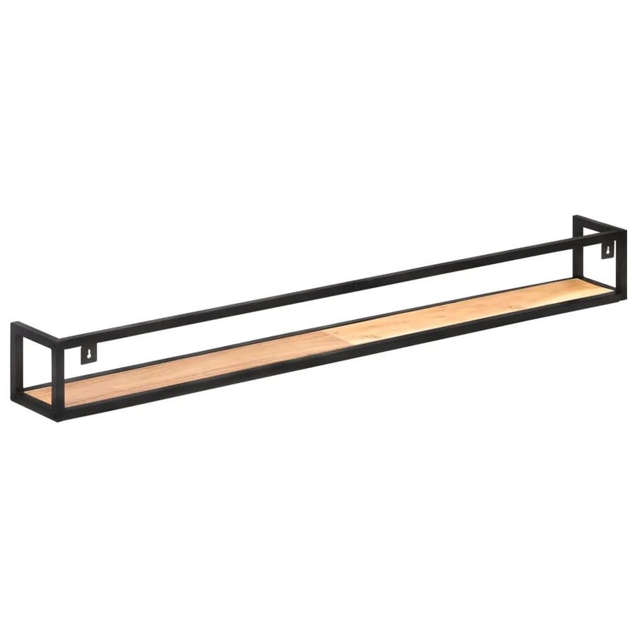Étagères murales 2 pcs 160 cm Bois d'acacia massif - 4
