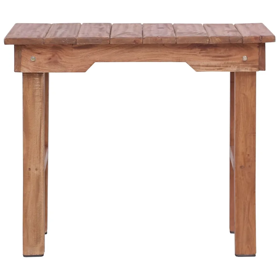 Table d'appoint 70x35x60 cm bois d'acajou massif - 2
