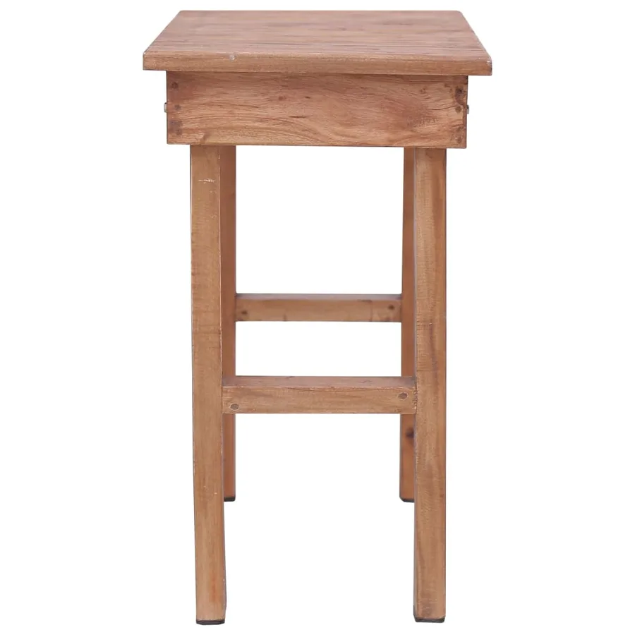 Table d'appoint 70x35x60 cm bois d'acajou massif - 3