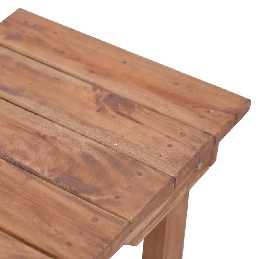 Table d'appoint 70x35x60 cm bois d'acajou massif - 4