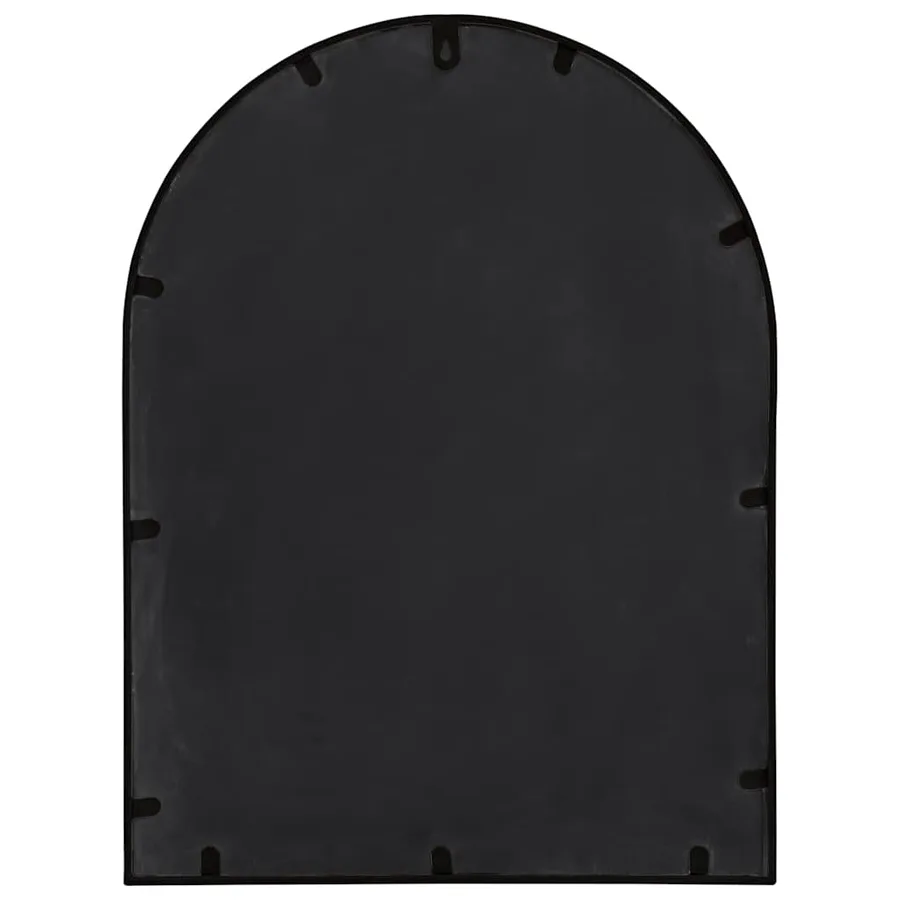 Miroir de jardin Noir 60x45 cm Fer pour utilisation extérieure - 4