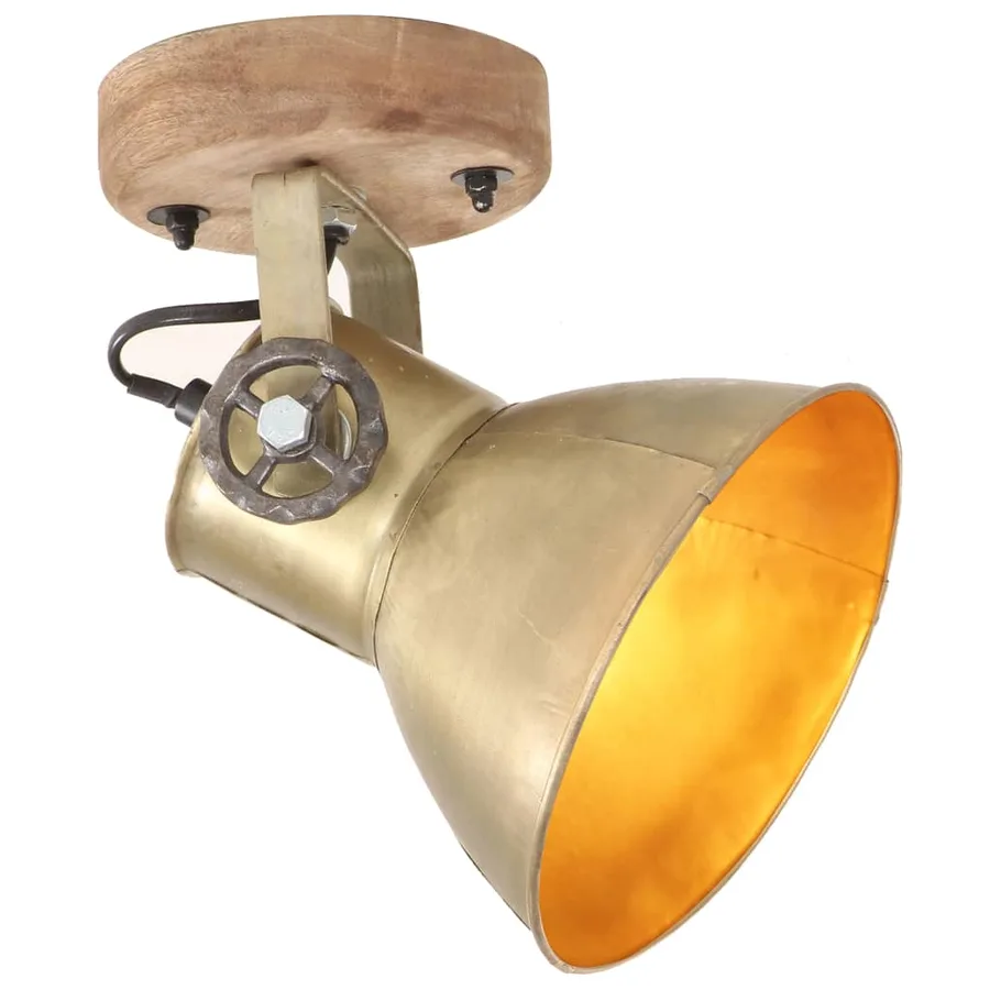 Lampe murale industrielle/de plafond 2 pcs Laiton 20x25 cm E27 - 2