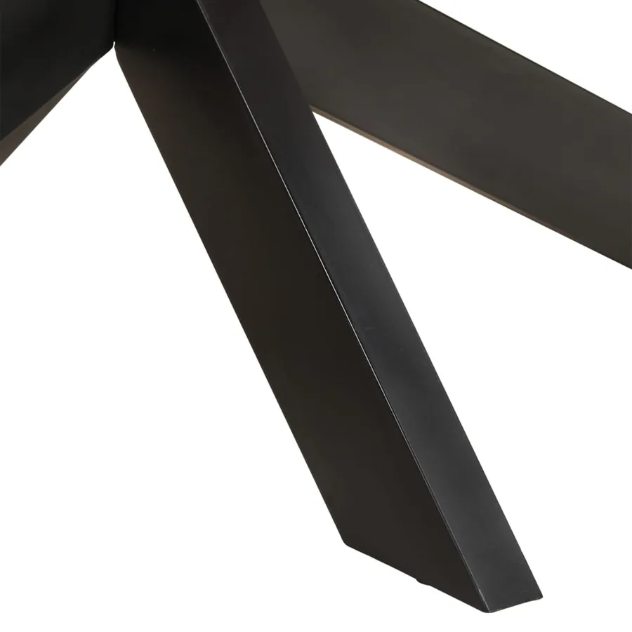 Table à dîner ovale 200x100x75 cm Bois de récupération solide - 5
