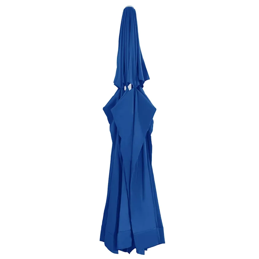 Tissu de remplacement pour parasol d'extérieur Bleu azuré 610cm