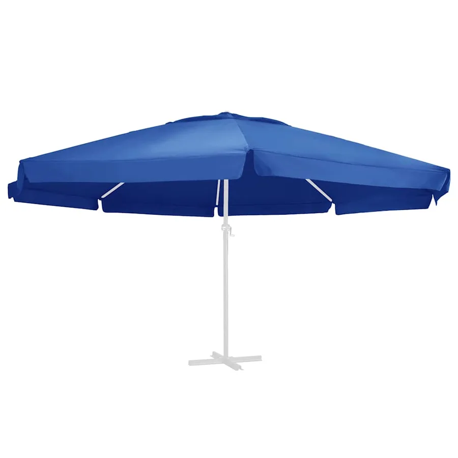 Tissu de remplacement pour parasol d'extérieur Bleu azuré 610cm - 2