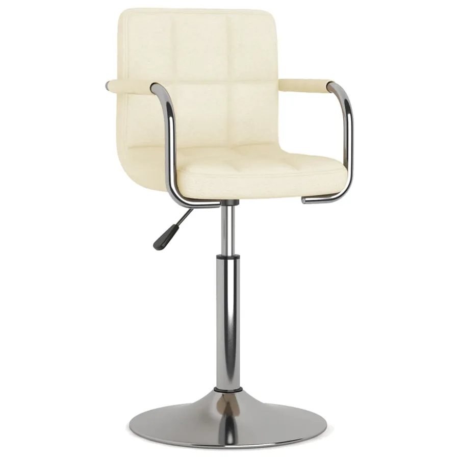 Tabouret de bar Crème Tissu - 2