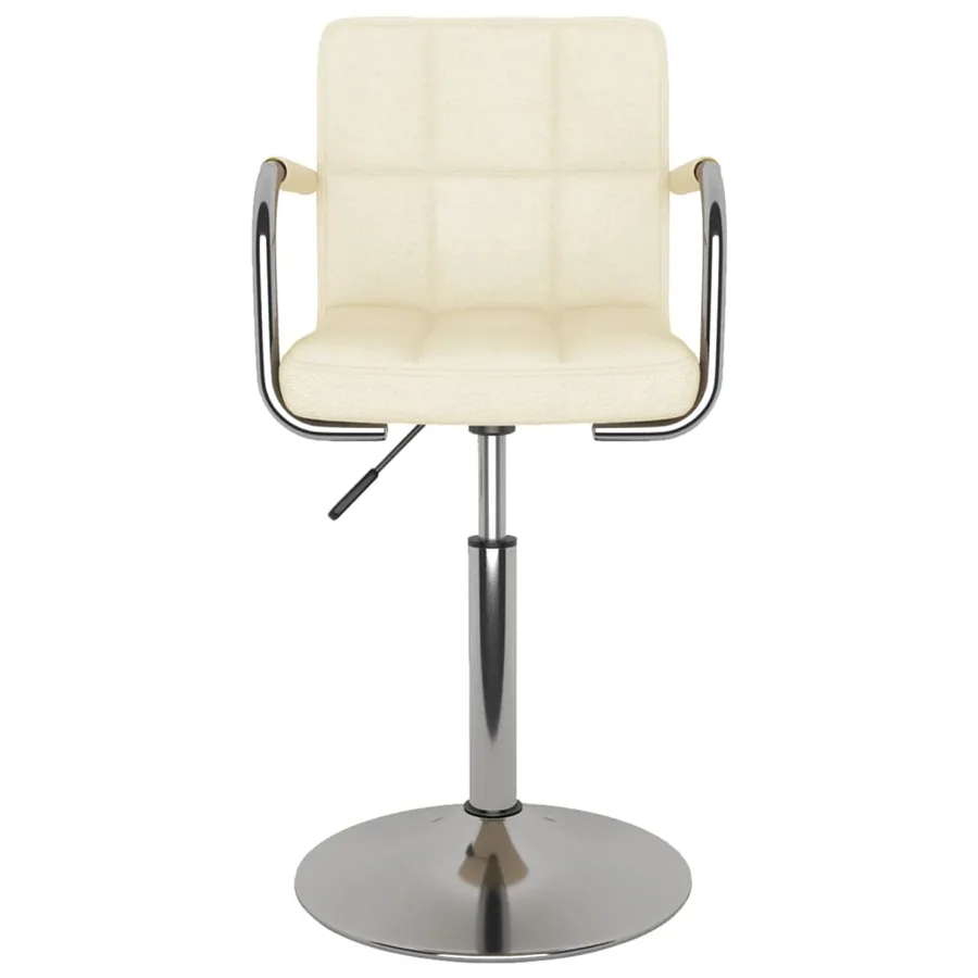 Tabouret de bar Crème Tissu - 3