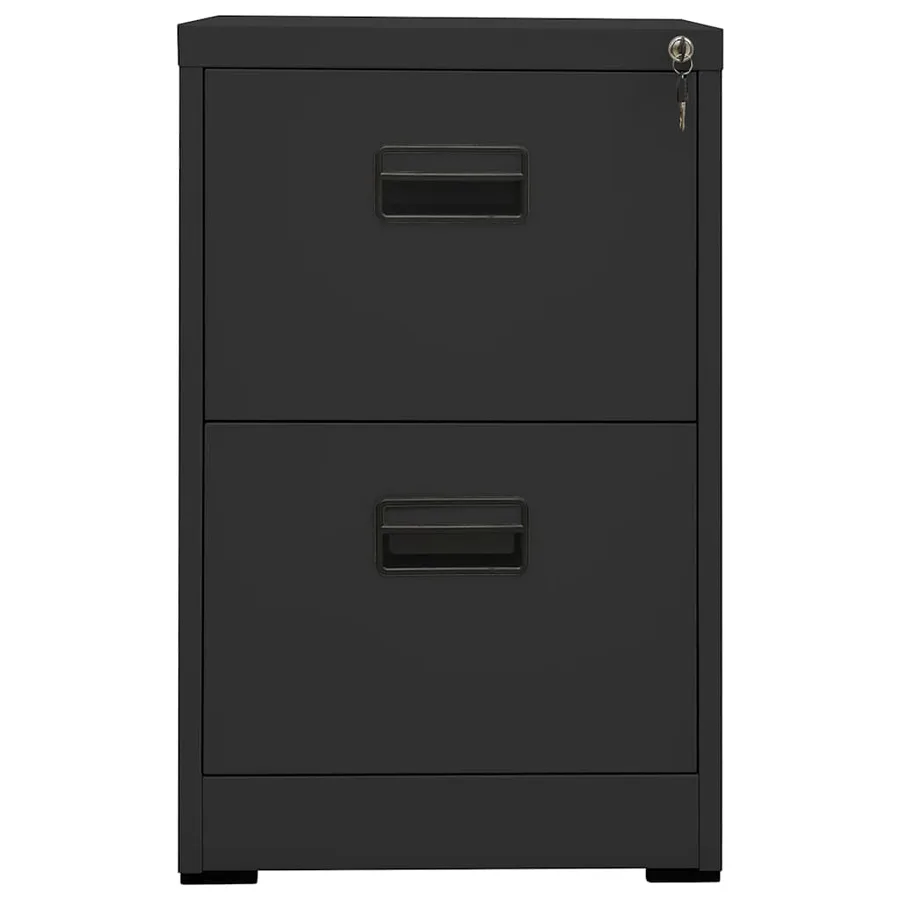 Classeur Anthracite 46x62x72,5 cm Acier - 2