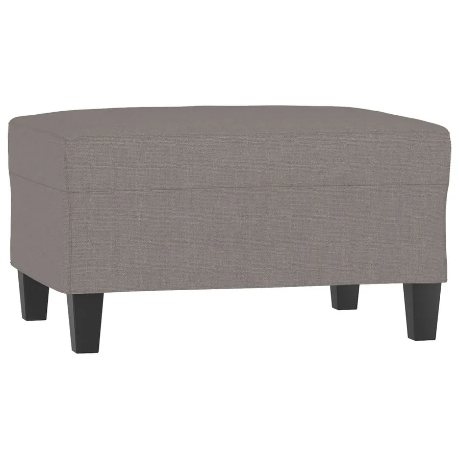 Repose-pied Taupe 70x55x41 cm Tissu - 2