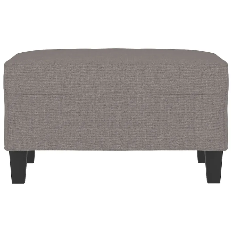 Repose-pied Taupe 70x55x41 cm Tissu - 3