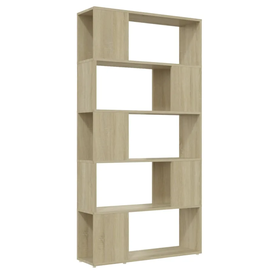 Bibliothèque de séparation Chêne sonoma 80x24x155 cm - 2