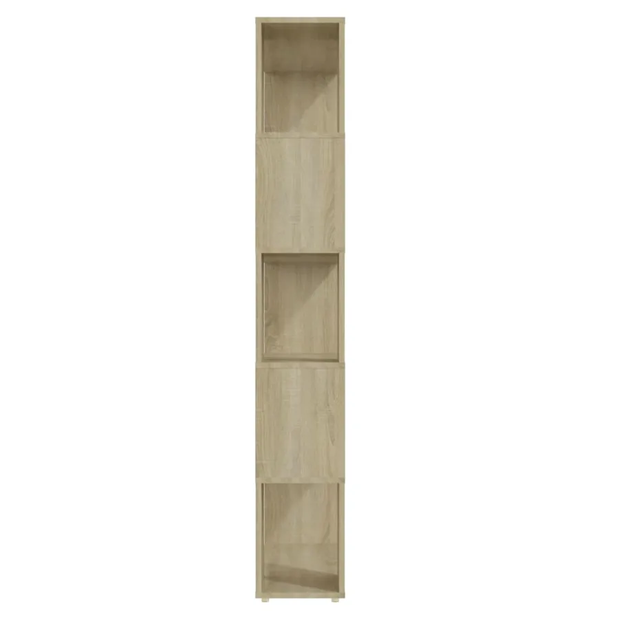 Bibliothèque de séparation Chêne sonoma 80x24x155 cm - 4