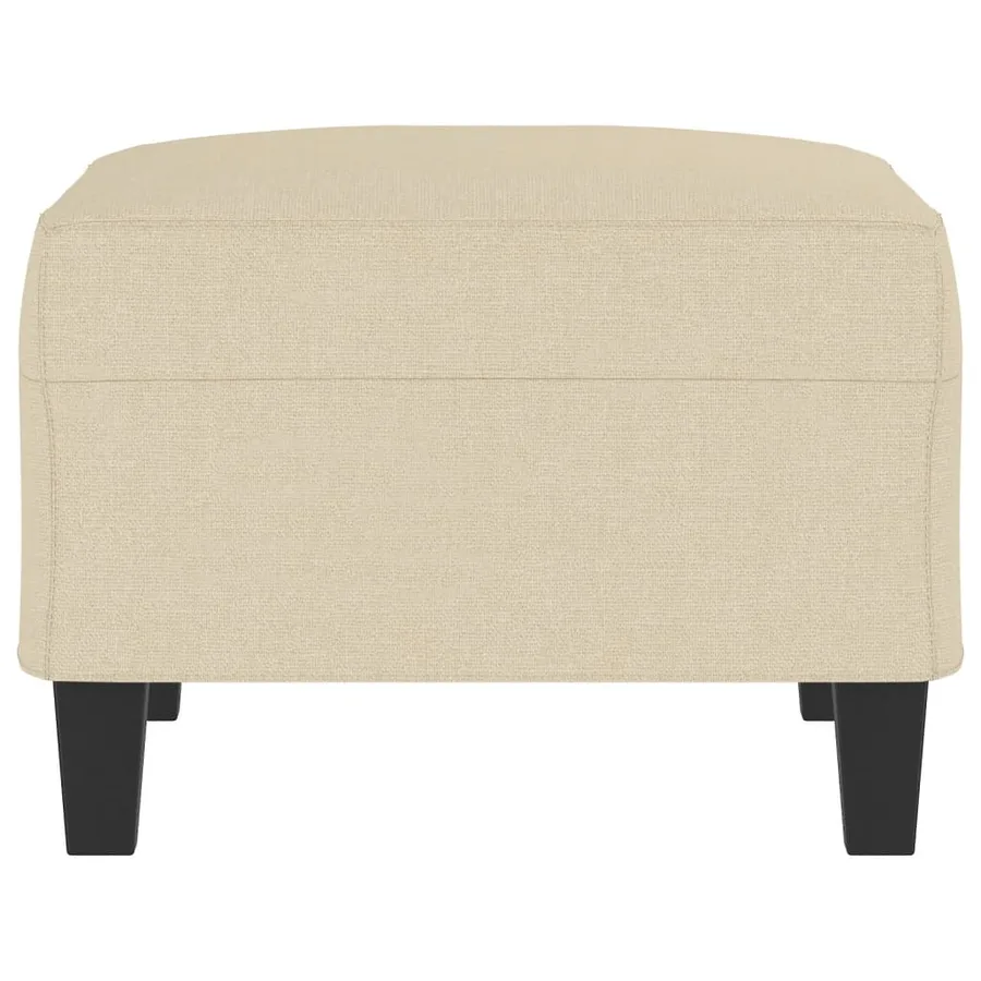 Repose-pied Crème 70x55x41 cm Tissu - 4