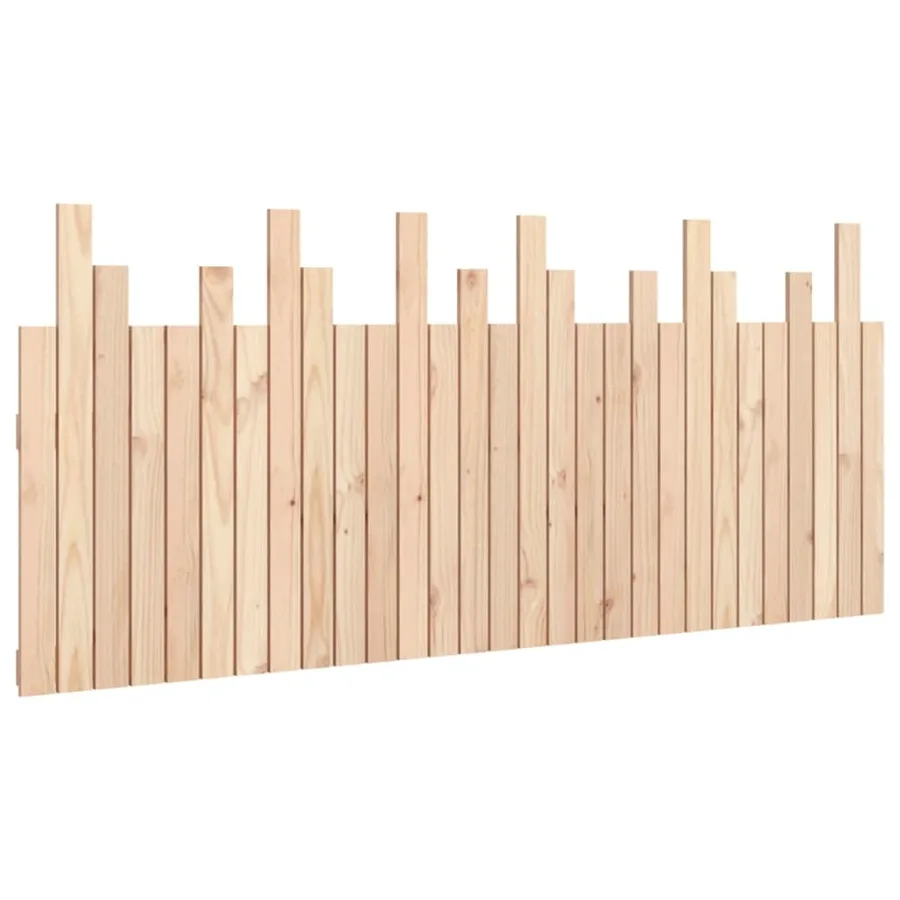 Tête de lit murale 185x3x80 cm Bois massif de pin - 2