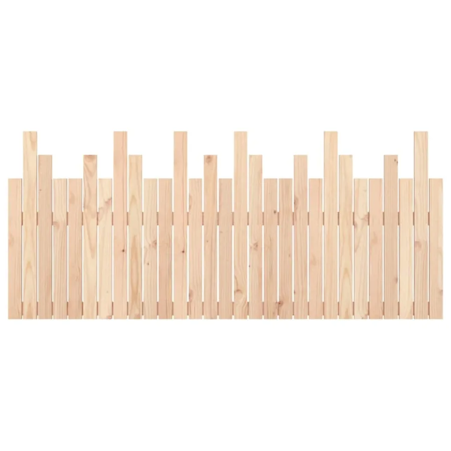 Tête de lit murale 185x3x80 cm Bois massif de pin - 5