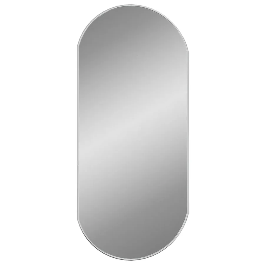 Miroir mural Argenté 90x40 cm Ovale - 3